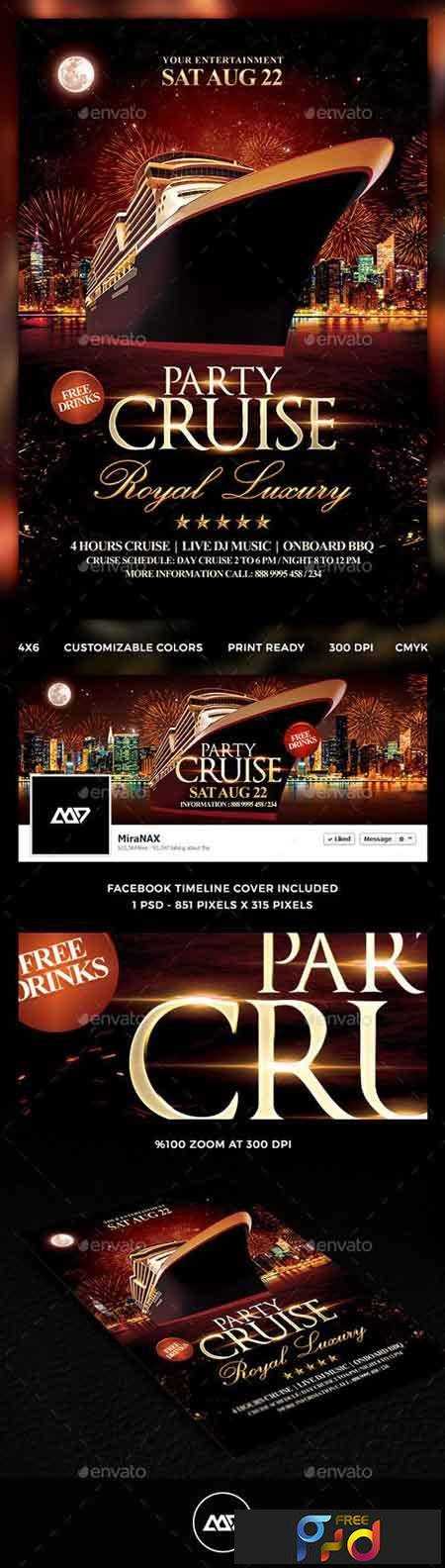 Cruise Flyer Template Free from freepsdvn.com