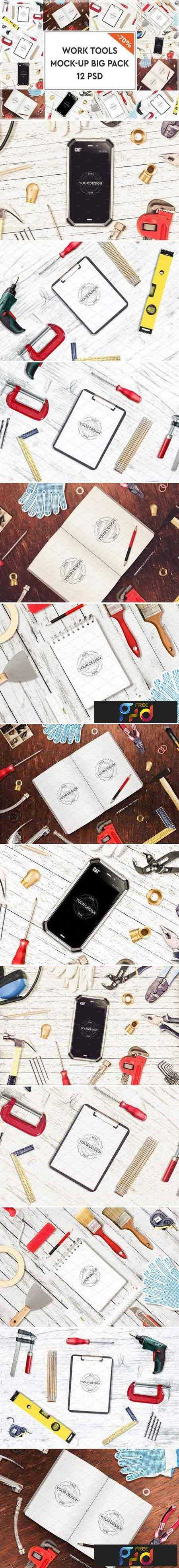 FreePsdVn.com 1707038 MOCKUP work tools mockup big pack 1888626