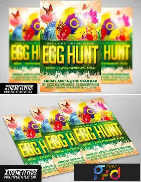 FreePsdVn.com 1707110 TEMPLATE easter egg hunt flyer template 1815346