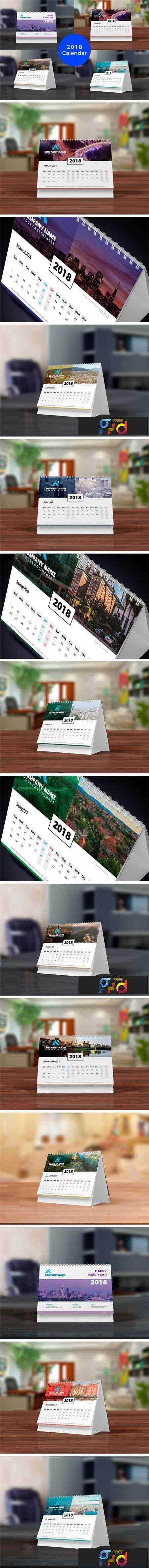 1707191 Desk Calendar 2018 1911121 1