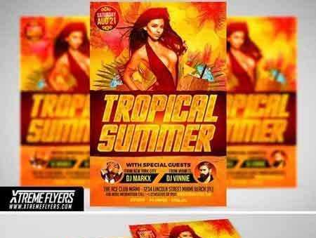 FreePsdVn.com 1708003 TEMPLATE summer party flyer template 1809988 cover