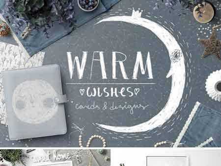 FreePsdVn.com 1708021 MOCKUP warm wishes cards designs 2020459 cover