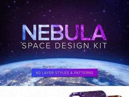 FreePsdVn.com 1708030 PHOTOSHOP nebula space design kit 60 styles 859162 cover