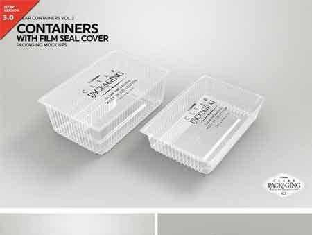 1708078 Clear Film Seal Container MockUp 2022766
