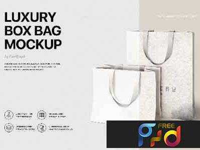 1708125 Luxury Box Bag Mockup