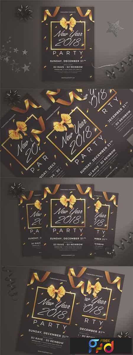 FreePsdVn.com 1708150 TEMPLATE new year party flyer