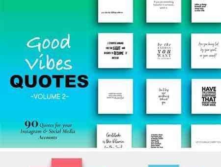 1708195 Good Vibes Social Media Quotes Vol 2 2054943 - FreePSDvn