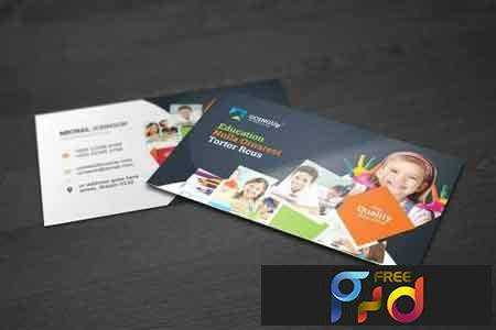 FreePsdVn.com 1708205 VECTOR education training business card