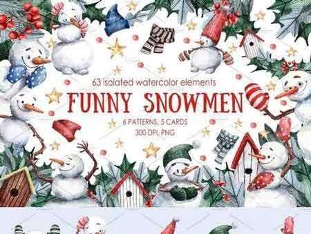 FreePsdVn.com 1708224 STOCK funny snowmen 2015064 cover
