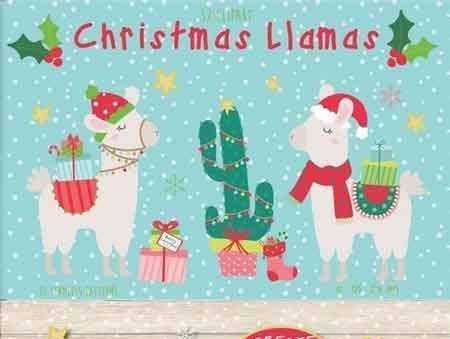 1708244 Christmas Llamas 1980157
