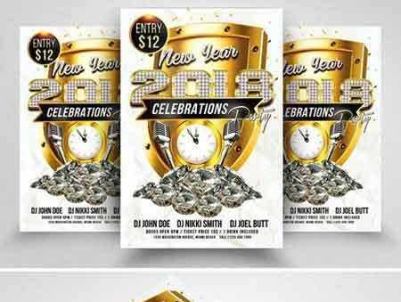 FreePsdVn.com 1709035 TEMPLATE happy new year flyer 2088216 cover