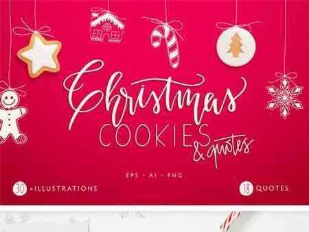 FreePsdVn.com 1709045 VECTOR christmas cookies and quotes 2085839 cover
