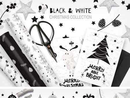 FreePsdVn.com 1709051 VECTOR white and black christmas collection 2084449 cover