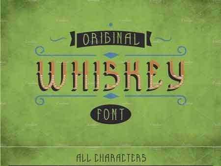 FreePsdVn.com 1709081 FONT whiskey original label typeface 1811946 cover
