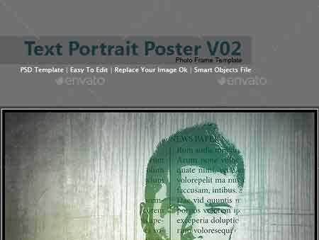 Freepsdvn.com 1709117 Photoshop Text Portrait Poster V02 15820967 Cover