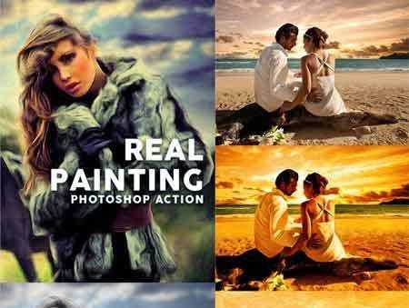 FreePsdVn.com 1709120 PHOTOSHOP real painting photoshop action 16132938 cover
