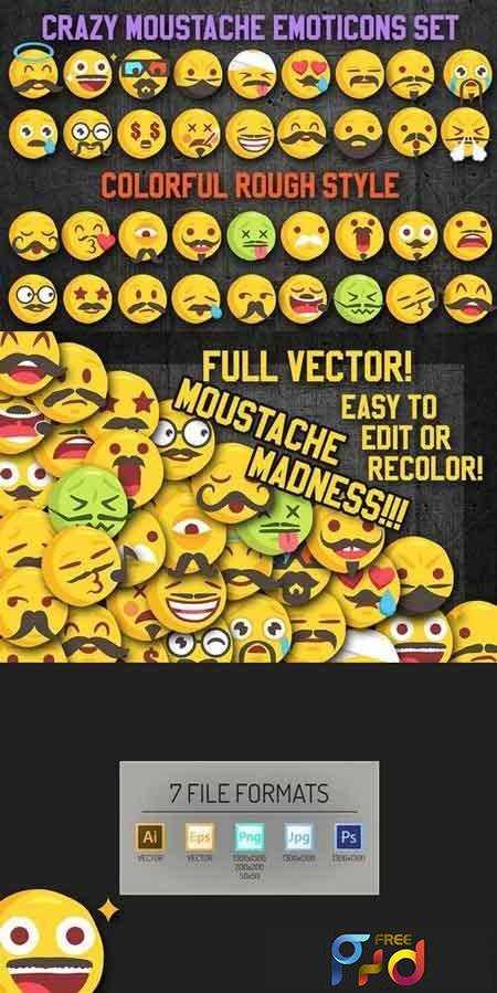 1709168 Funny Moustache Emoji Set 2063627 1