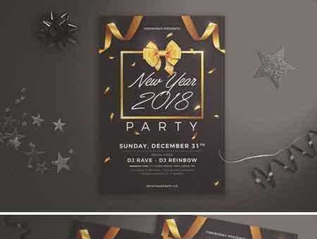 FreePsdVn.com 1709233 TEMPLATE new year party flyer 2103024 cover