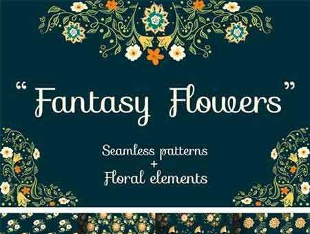 1709275 Fantasy Flowers Seamless Patterns 2147584