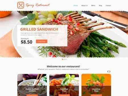 1709281 Cafe and Restaurant PSD Template 2164145