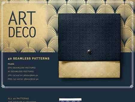 1801027 Art Deco Seamless Patterns 1510961