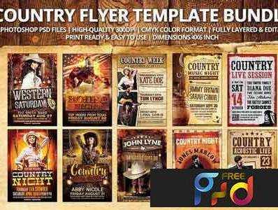 FreePsdVn.com 1801043 TEMPLATE country flyer template bundle 1926936 cover