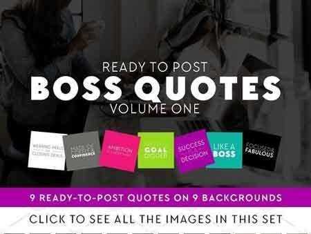 1801060 Boss Quotes Volume One 1488596
