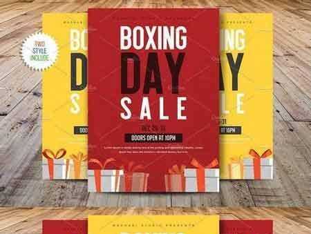 Freepsdvn.com 1801171 Template Boxing Day Sale Flyer Template 2062850 Cover