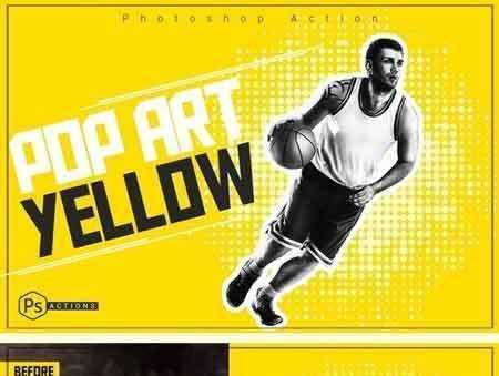 FreePsdVn.com 1801198 PHOTOSHOP pop art yellow action 2018742 cover