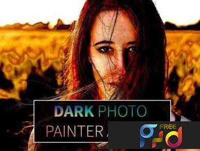 FreePsdVn.com 1801207 PHOTOSHOP trendy dark photo painter action cover