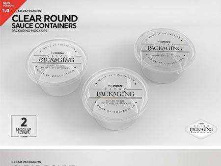 Download 1801279 Clear Round Sauce Containers Mockup 2221803 Freepsdvn