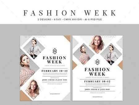 FreePsdVn.com 1802034 TEMPLATE clean fashion week event flyer 21303277 cover
