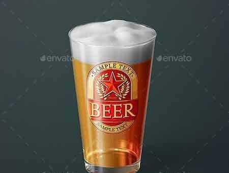 1802048 Beer Glass Mock-up – American Pint 21330837