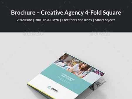 FreePsdVn.com 1802049 TEMPLATE brochure creative agency 4 fold square 21317034 cover