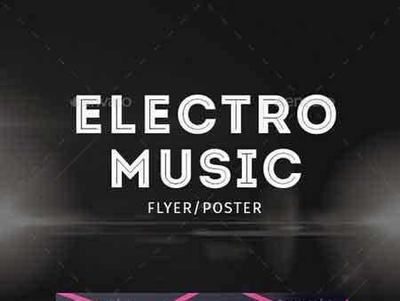 FreePsdVn.com 1802056 TEMPLATE electro musik flyer poster 14526283 cover