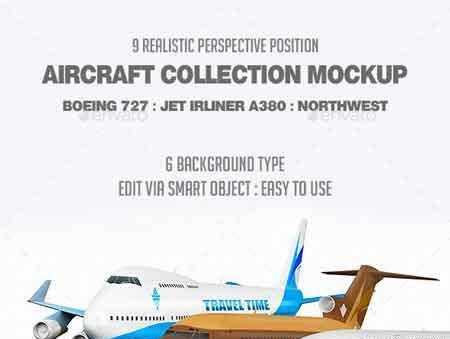 Download 1802071 Aircraft Collection Mock-Up 21296210 - FreePSDvn
