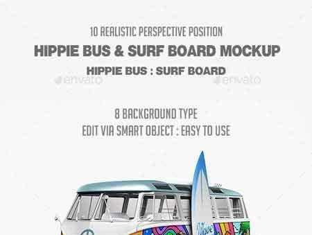 FreePsdVn.com 1802075 MOCKUP hippie bus surf board mock up 21295793 cover