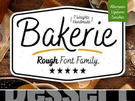FreePsdVn.com 1802231 FONT bakerie rough font family 1915924 cover