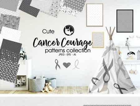 FreePsdVn.com 1802234 VECTOR cancer courage pattern collection 2018346 cover