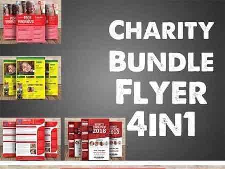 FreePsdVn.com 1802236 TEMPLATE charity bundle flyer 4in1 2093844 cover