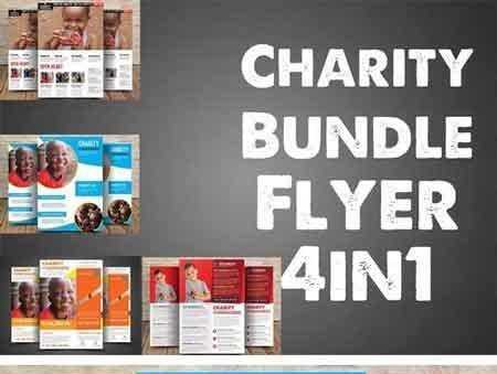 FreePsdVn.com 1802237 TEMPLATE charity bundle flyer 4in1 2093909 cover