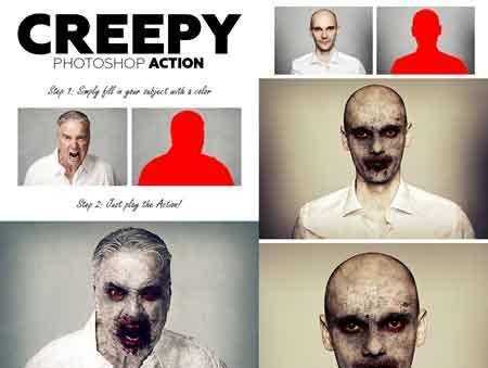 FreePsdVn.com 1803153 PHOTOSHOP creepy photoshop action 21364961 cover