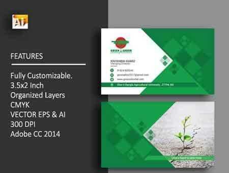 Freepsdvn.com 1803154 Vector Agricultural Business Card 1498602 Cover
