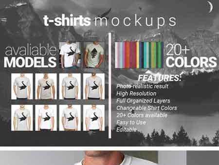1803203 T-Shirts Mockups #1 220055