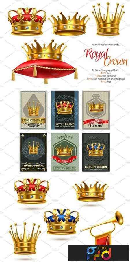 FreePsdVn.com 1803227 VECTOR realistic crown set 2227098