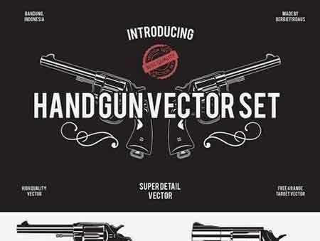 FreePsdVn.com 1803245 VECTOR hand gun vector set 2185698 cover