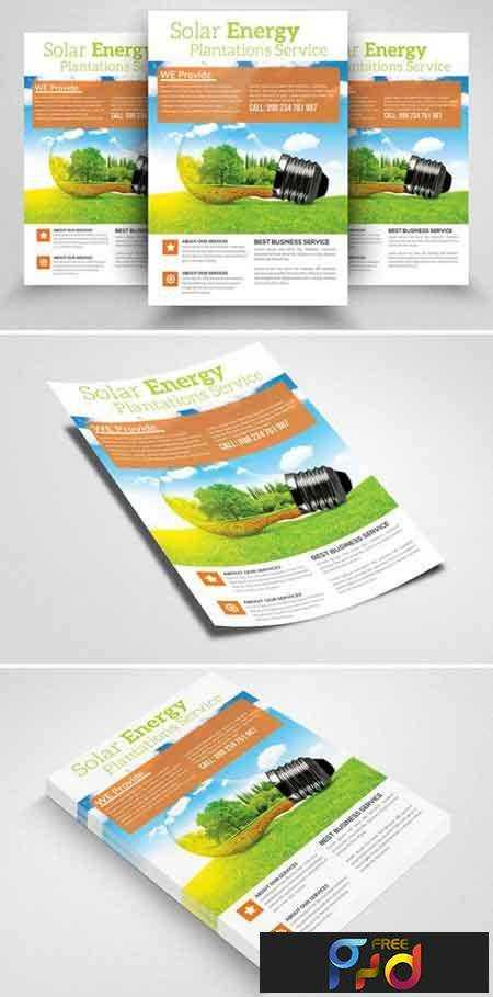 FreePsdVn.com 1803271 TEMPLATE solar panel energy service flyers 2203084