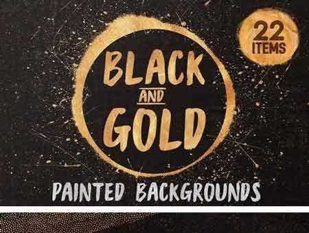 Freepsdvn.com 1804063 Stock Black And Gold Painted Textures 1949164 Cover
