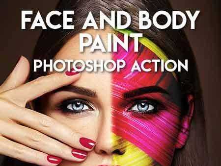 FreePsdVn.com 1804068 PHOTOSHOP face and body paint photoshop action 21494159 cover