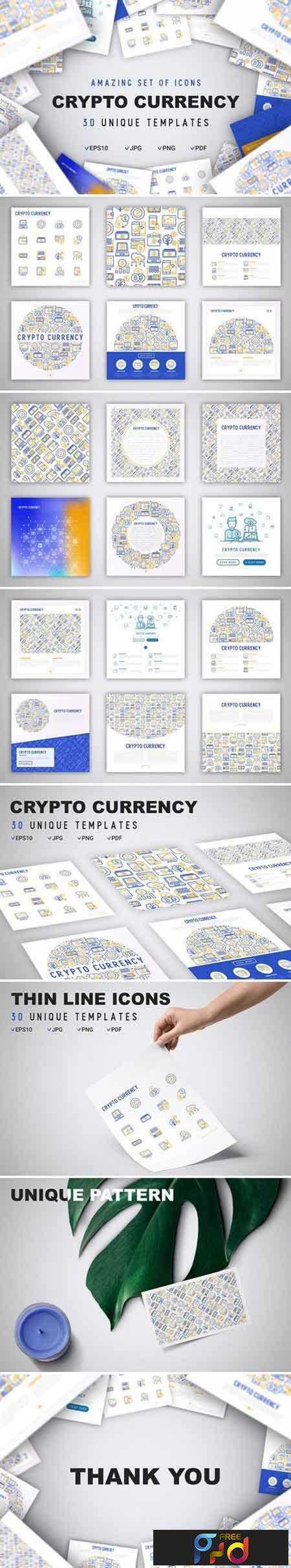 1804096 Crypto Currency Icons Set Concept 2112600 1